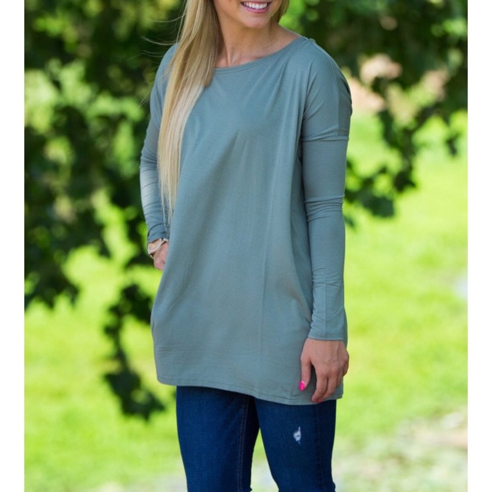 Long Sleeve Olive PIKO shirt